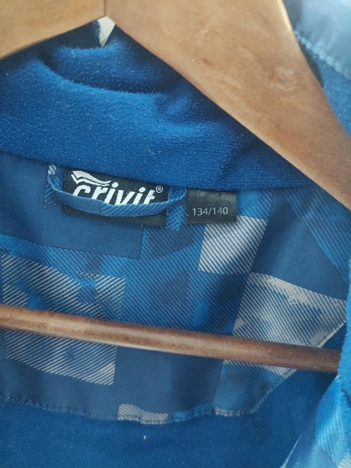 Erkek Çocuk Mavi Gri Fermuarlı Ceket 134/140 beden - Görsel 3