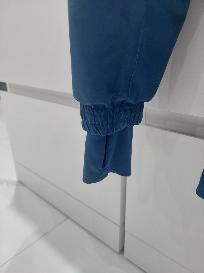 Erkek Çocuk Mavi Gri Fermuarlı Ceket 134/140 beden - Görsel 4