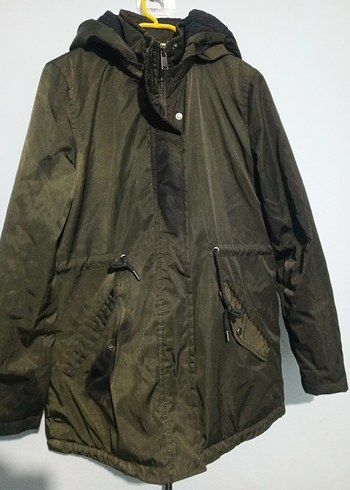 Kahverengi Kapüşonlu Kadın Parka 3 tanesi 1000 tl - Görsel 2