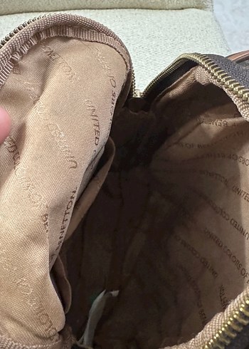 Kahverengi Deri Kadın Bel Çantası - Görsel 5