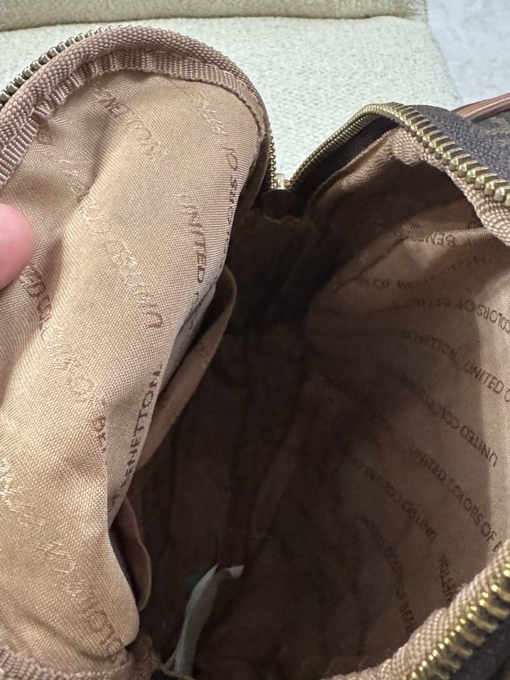 Kahverengi Deri Kadın Bel Çantası - Görsel 5