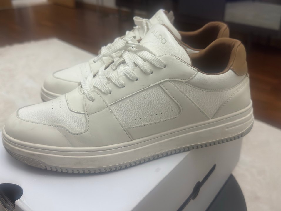 Aldo Beyaz Erkek Spor Ayakkabı Bağcığı - Görsel 3