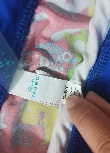 5 6 yaş sliıp mayo penti - Görsel 2