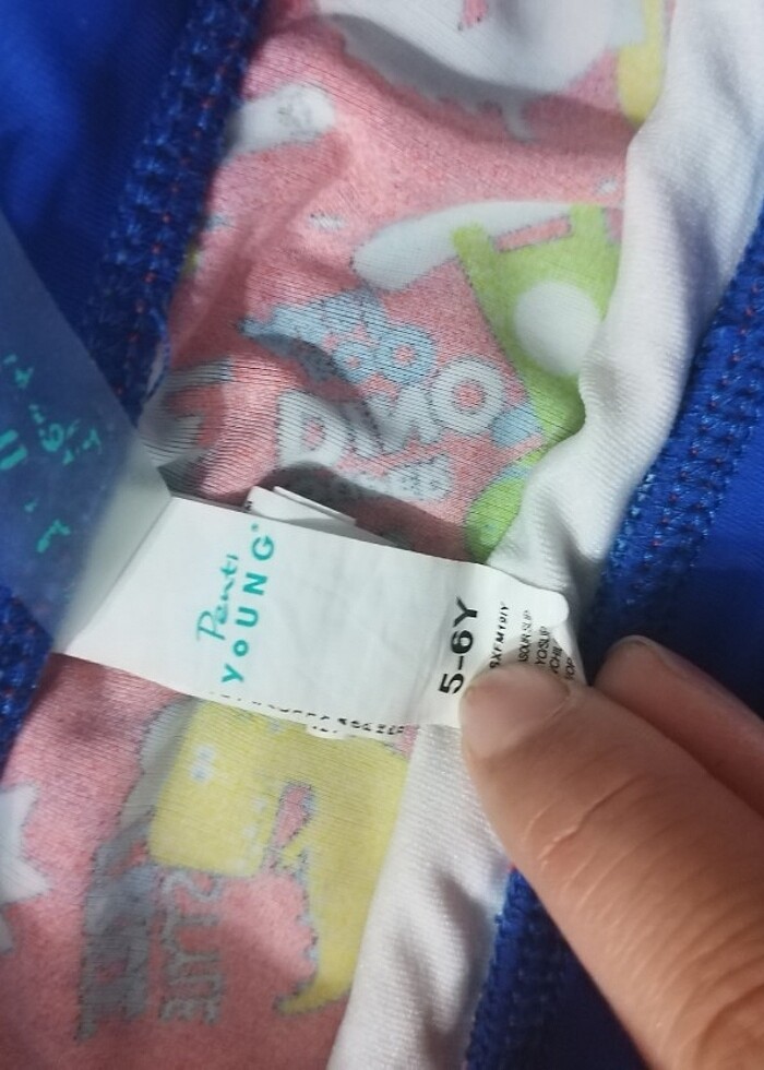 5 6 yaş sliıp mayo penti - Görsel 2