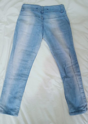 Pastel Mavi Kadın Denim Pantolon - Görsel 2