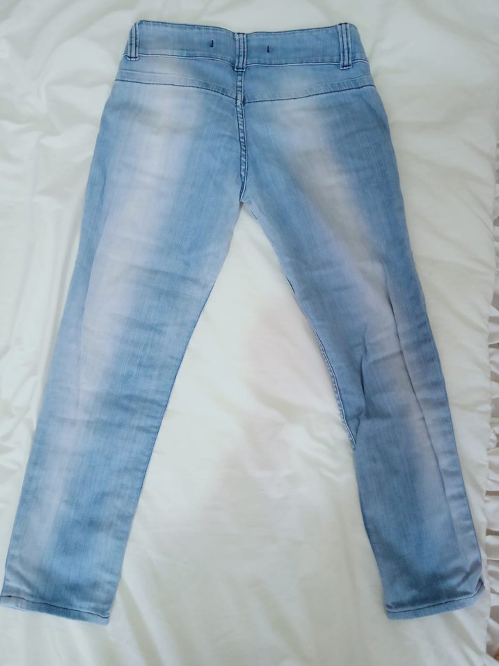 Pastel Mavi Kadın Denim Pantolon - Görsel 2