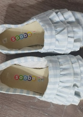 Soobe Kız Çocuk Mavi Fırfırlı Loafer - Görsel 2