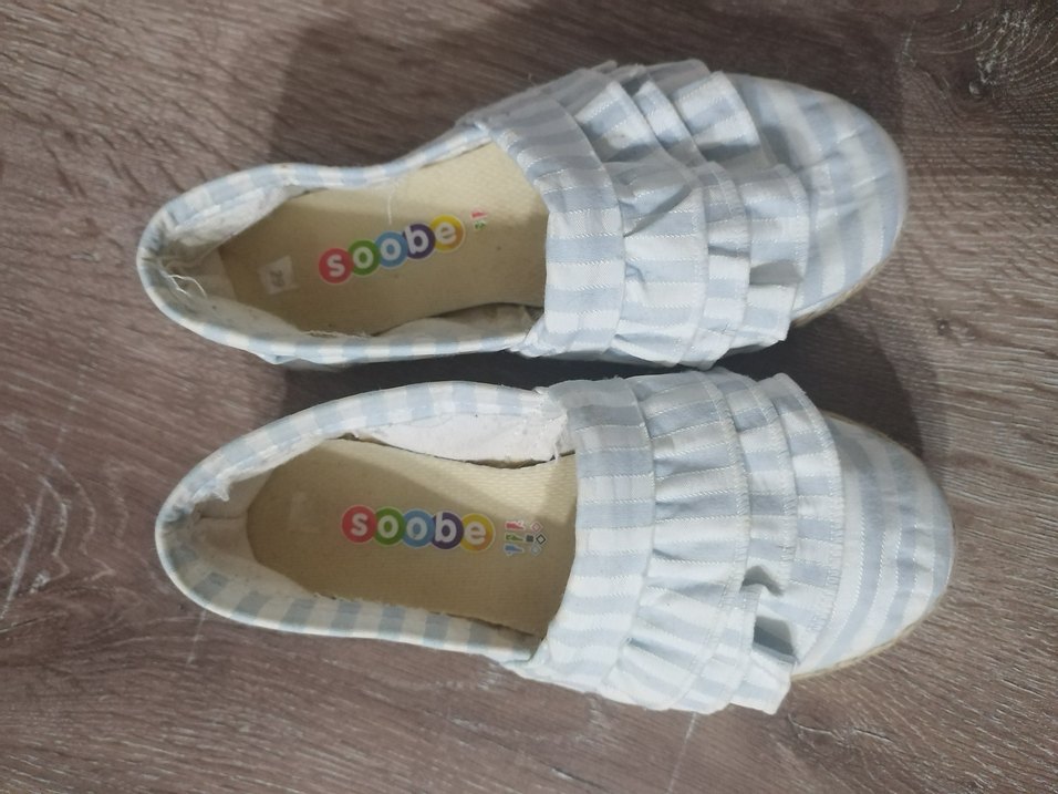 Soobe Kız Çocuk Mavi Fırfırlı Loafer - Görsel 2