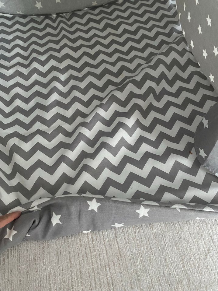 Gri Zebra Desenli Çocuk Çadırı - Görsel 4