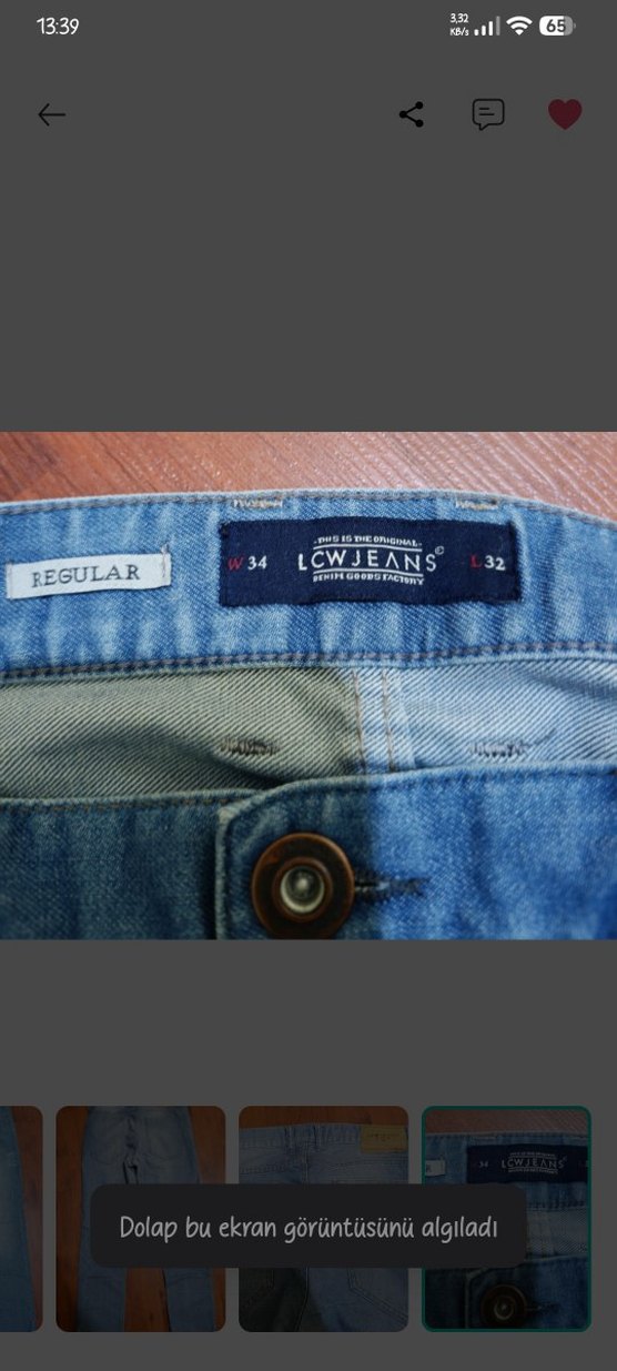 Regular Fit Kadın Kot Pantolon — görsel 5/6