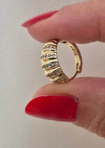 Xuping 14 K Altın Suyu Kaplama çelik küpe - Görsel 3