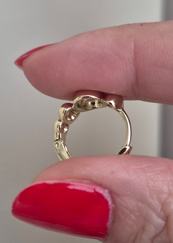 Xuping 14 K Altın Suyu Kaplama Çelik küpe - Görsel 4