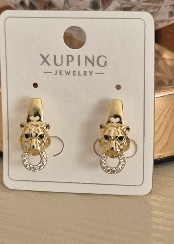 XUPING 14 K altın kaplama küpe - Görsel 2