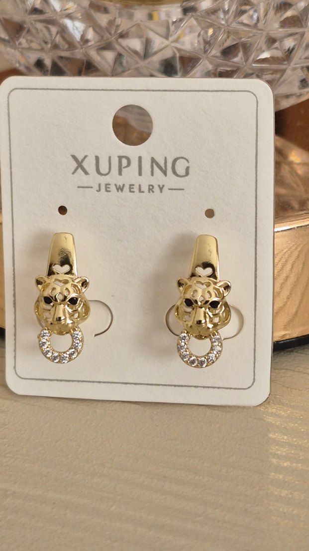 XUPING 14 K altın kaplama küpe - Görsel 2