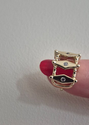 Xuping 14 K Altın Suyu Kaplama Çelik Küpe - Görsel 3