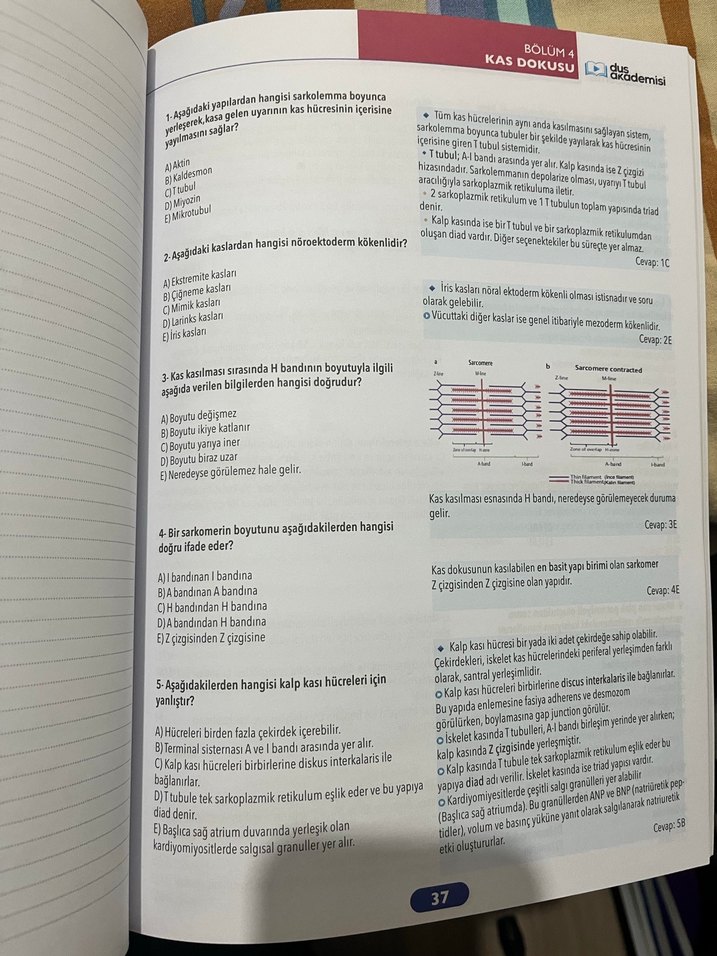 DUSAKADEMİSİ Temel Bilimler Hızlı Tekrar ve Soru Bankası Seti - Görsel 5