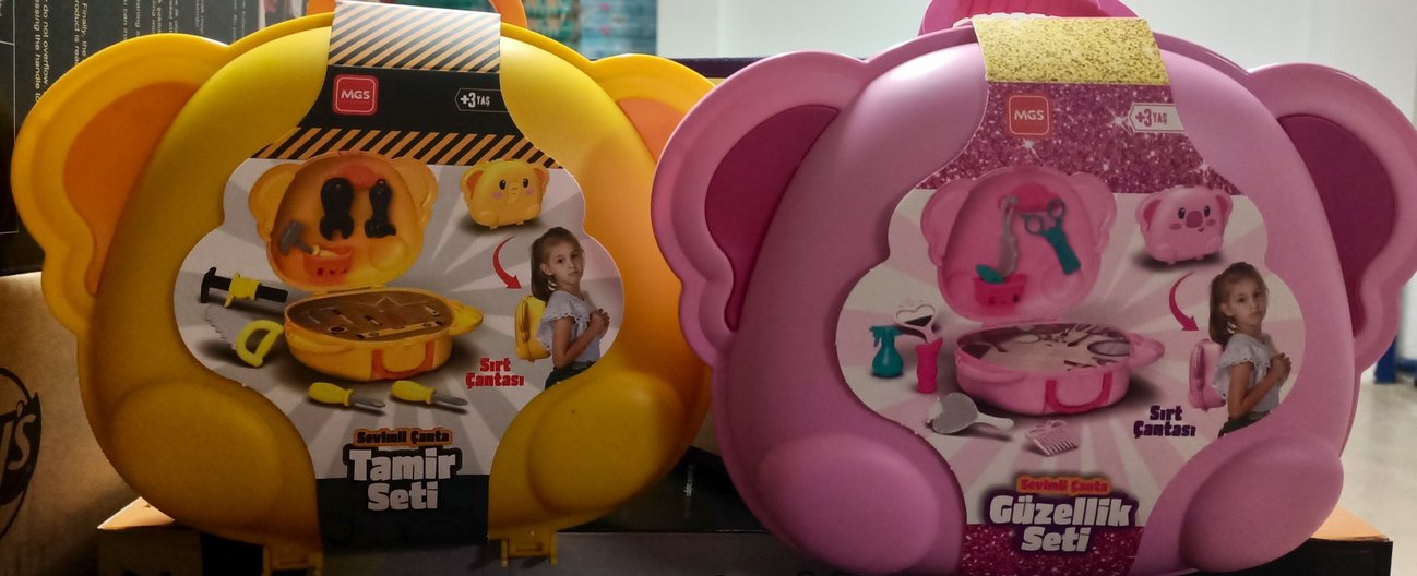 Sevimli Pembe Güzellik ve tamir  Seti Çanta +3 Yaş - Görsel 2