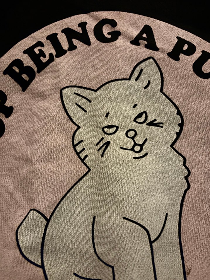 Kapüşonlu, baskılı, rahat kesim kadın sweatshirt - Görsel 2