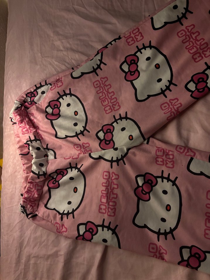 Pembe Hello Kitty Desenli alt - Görsel 2