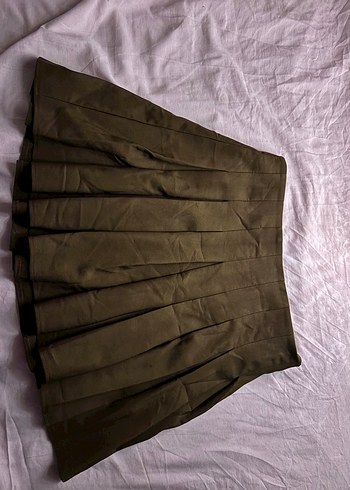 Kahverengi Pilili Mini Etek - Görsel 2