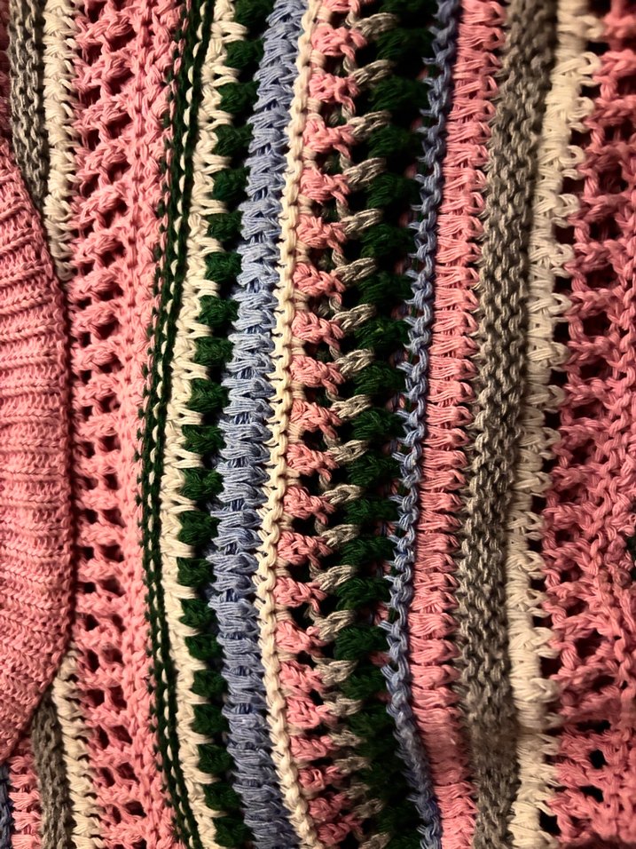 Renkli örme kazak - Görsel 2