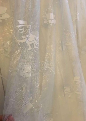 Çocuk Odası Bebe Mavi  Tül Perde - Görsel 3