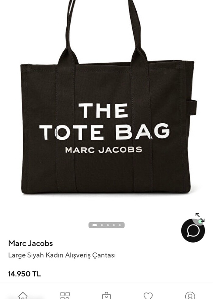 Marc Jacobs Tote bag large - Görsel 2