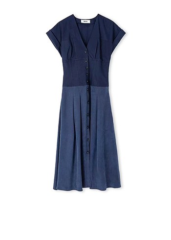 İpekyol Kumaş Mix Midi Elbise - Görsel 4