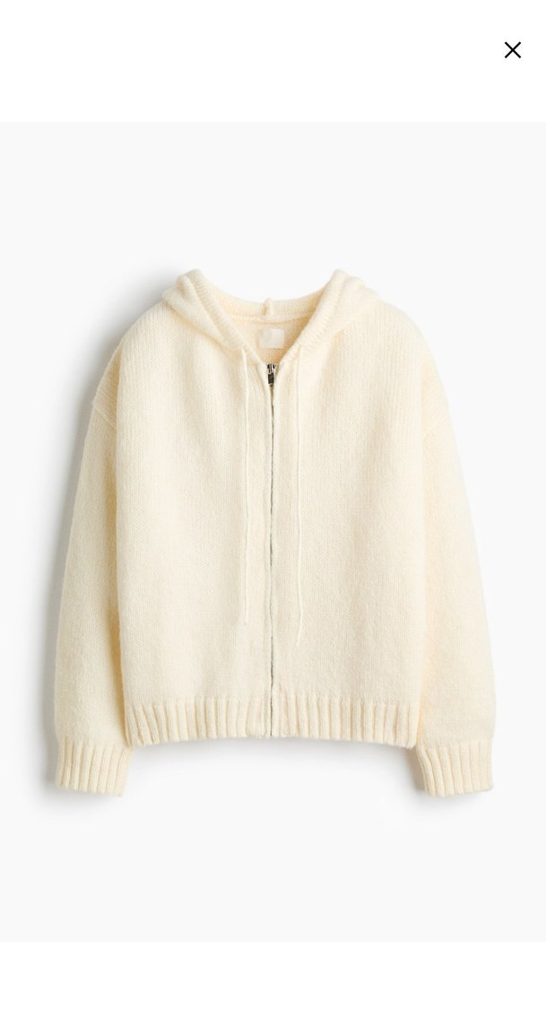 kapüşonlu ve fermuarlı triko üst - Görsel 2