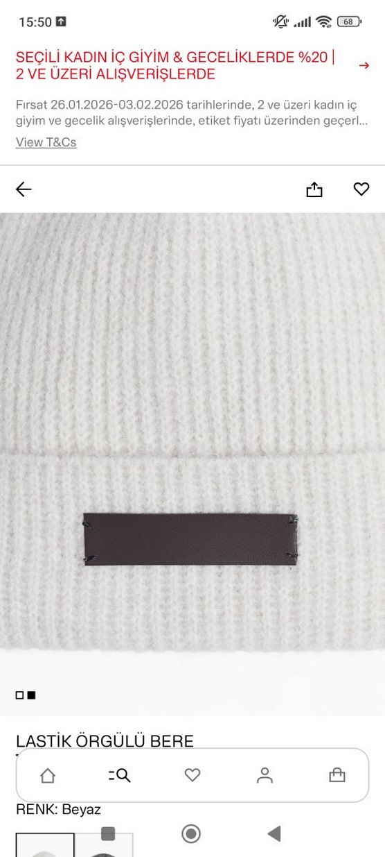 Örgü Yün Kadın Bere - Görsel 2