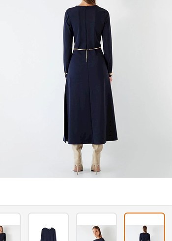 ipekyol uzun kollu midi elbise - Görsel 4