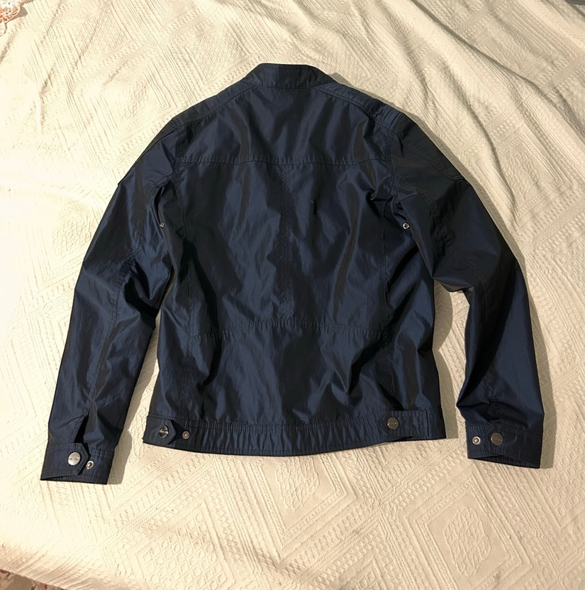 Mavi Fermuarlı Erkek Spor Ceket - Görsel 2