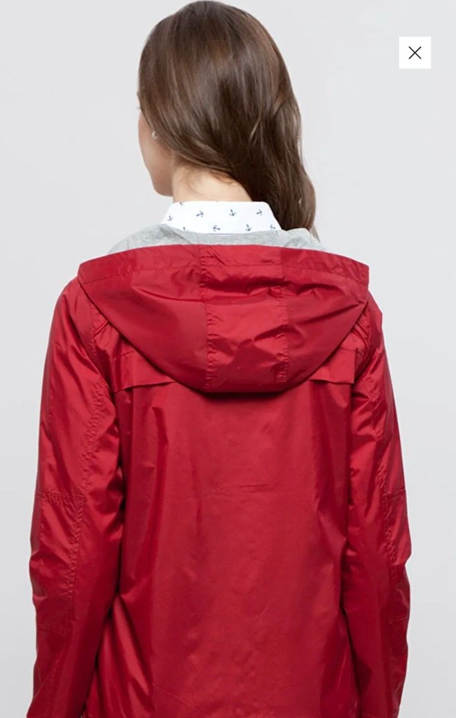 DeFacto Gri Kırmızı Fermuarlı yağmurluk - Görsel 3