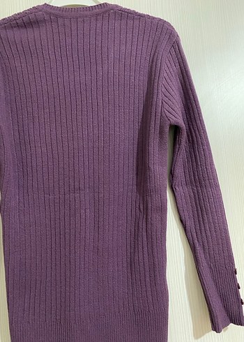 Mor Örgü Kadın Kazak Uzun Kollu - Görsel 3