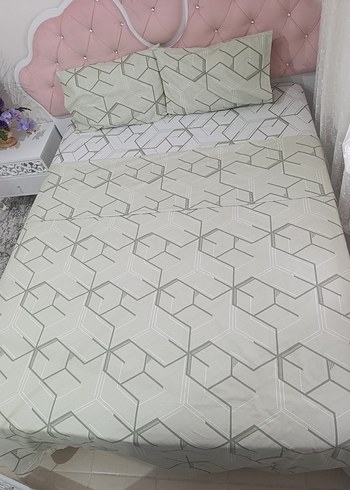 Beyaz Baskılı Yatak Örtüsü - Görsel 6