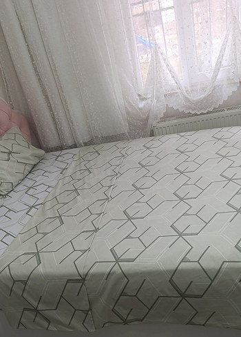 Beyaz Baskılı Yatak Örtüsü - Görsel 8