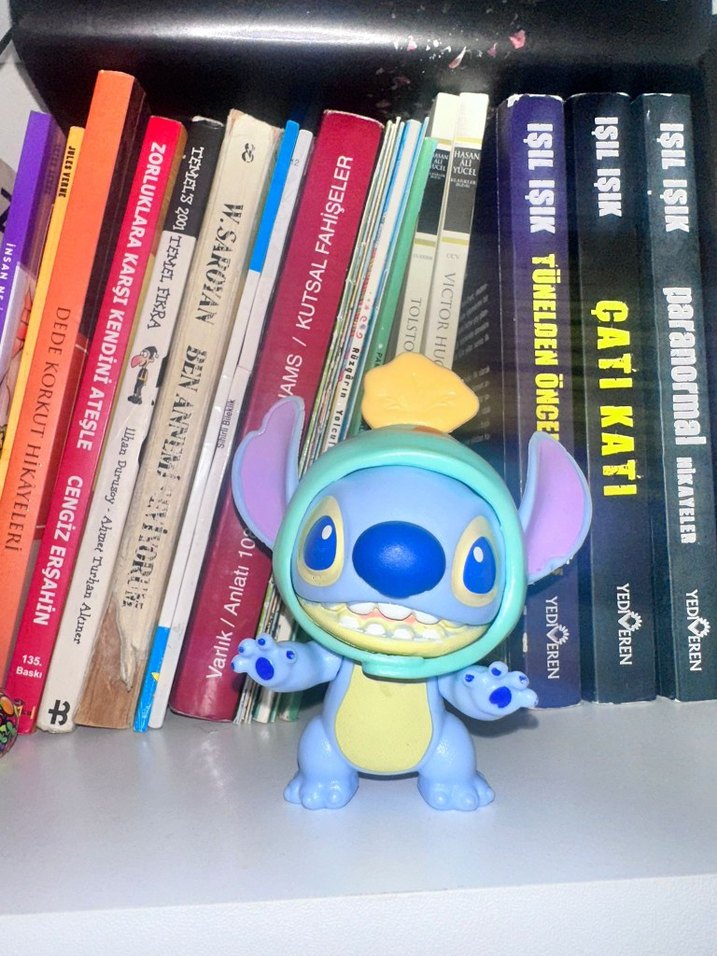 Renkli Mavi Stitch Animasyon Figürü - Görsel 2