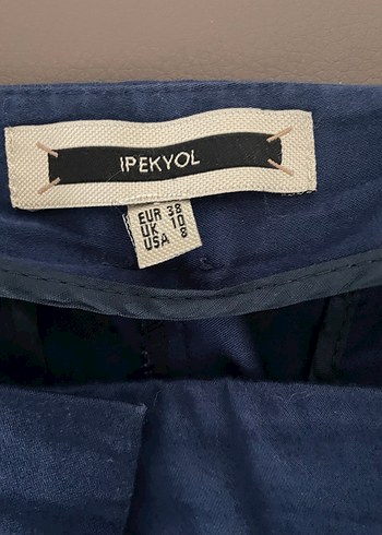 İPEKYOL Kadın Mavi Kumaş Pantolon - Görsel 2