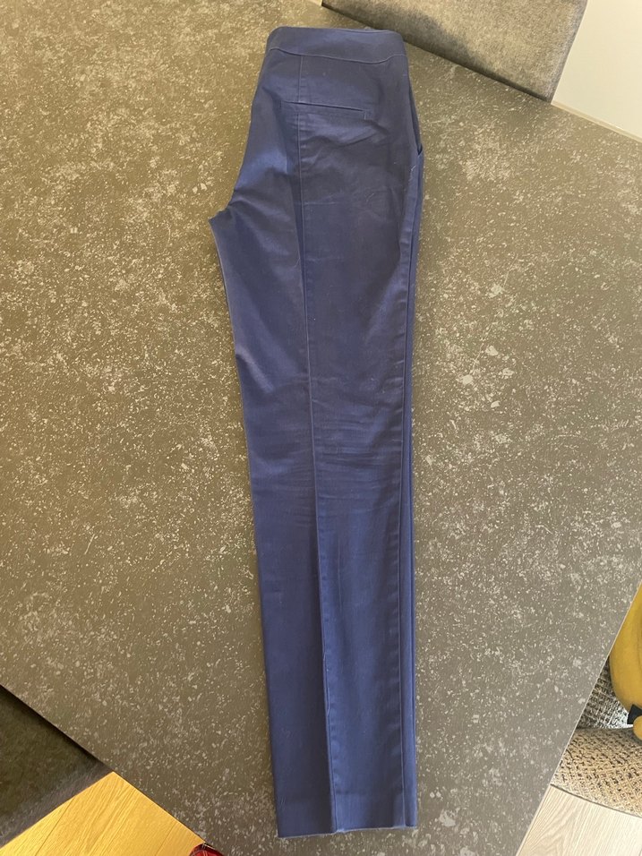 İPEKYOL Kadın Mavi Kumaş Pantolon - Görsel 4