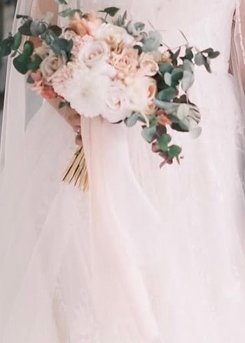 Dantel Detaylı Bohem Düğün Çiçeği - Görsel 7