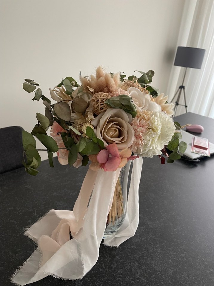 Dantel Detaylı Bohem Düğün Çiçeği - Görsel 4