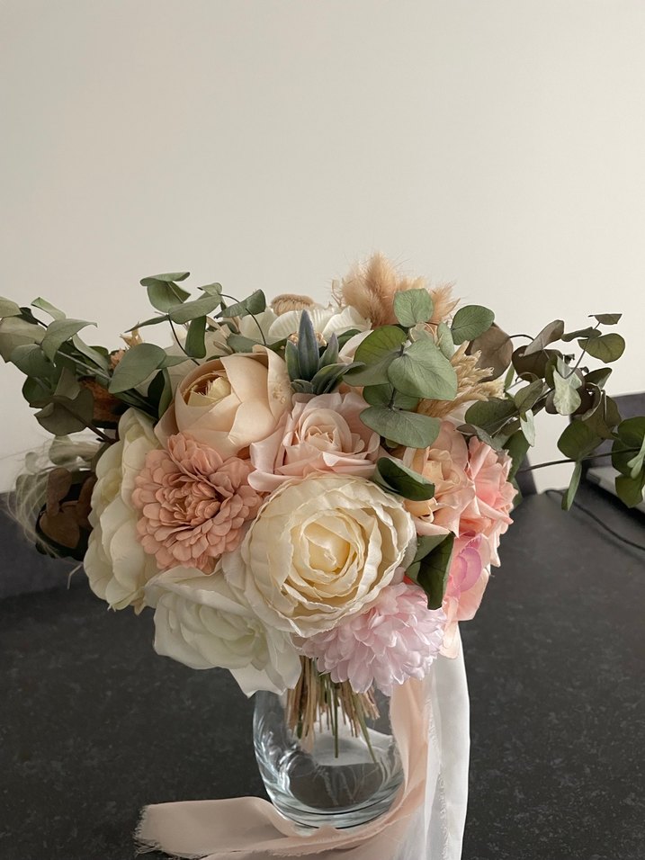 Dantel Detaylı Bohem Düğün Çiçeği - Görsel 5