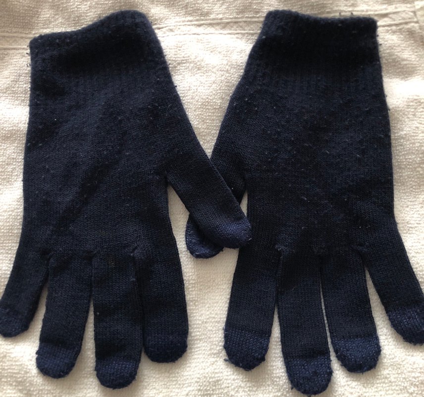 Bordo Kadın Triko Eldiven - Görsel 2