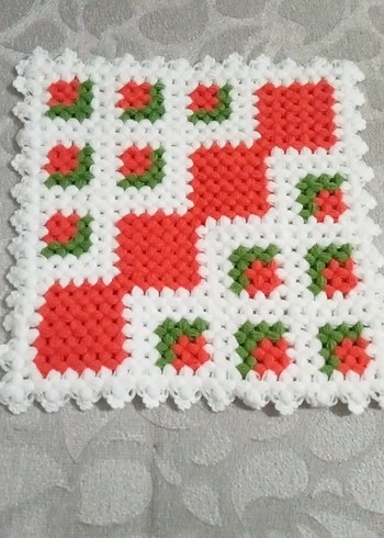 Renkli El Örgüsü Banyo Süngeri - Görsel 4