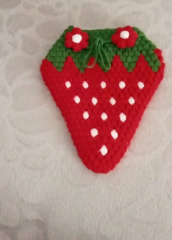 Nakışlı Çilek Desenli banyo lifi - Görsel 2