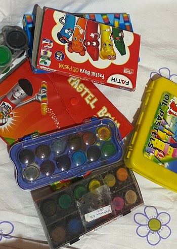 Renkli Boya Seti ve Pastel Boyalar - Görsel 2