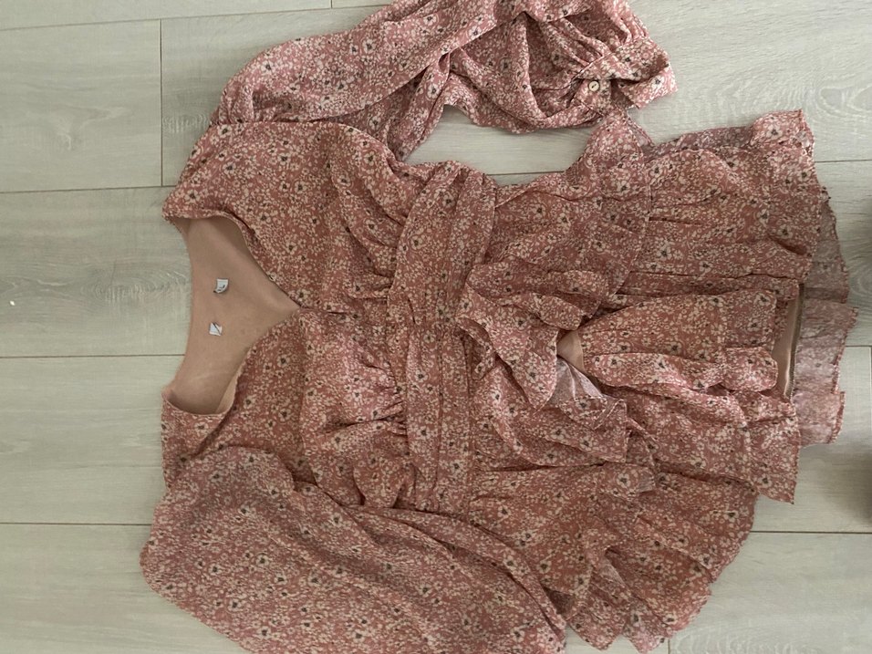 Pembe elbise - Görsel 5