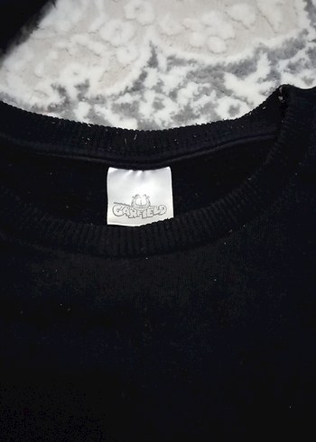 Siyah Balon Kollu Sweatshirt - Görsel 3