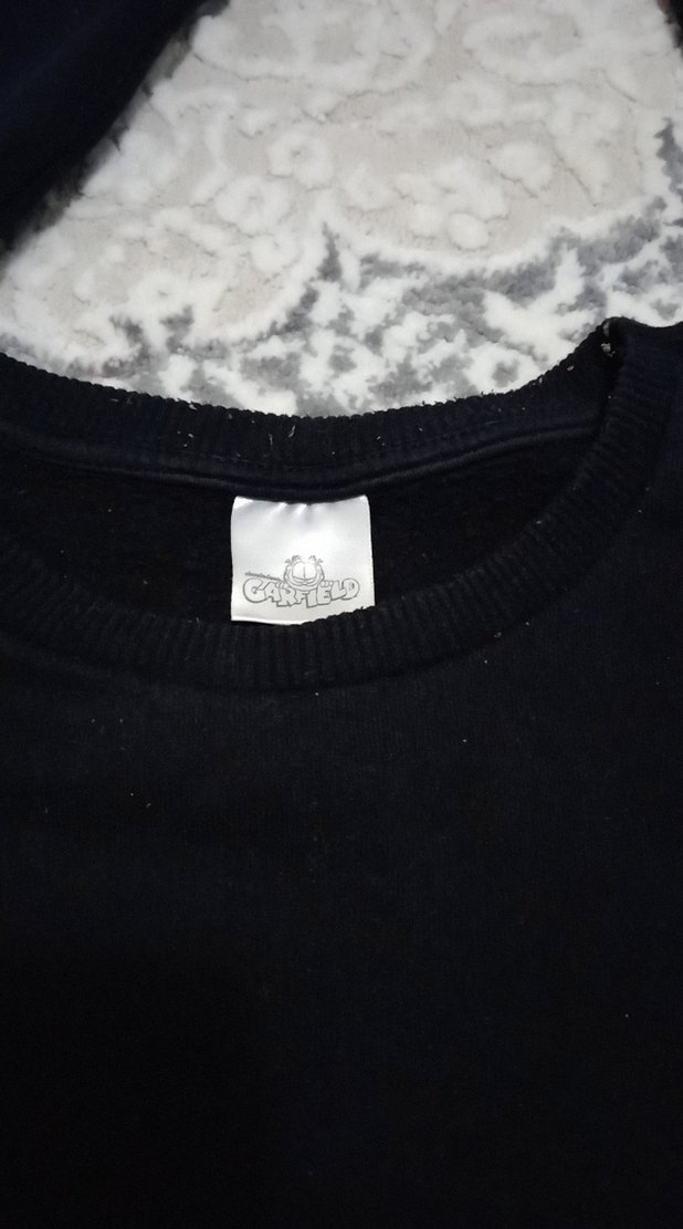 Siyah Balon Kollu Sweatshirt - Görsel 3