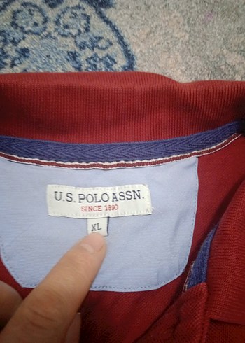 Kırmızı Uzun Kollu Polo Tişört - Görsel 2